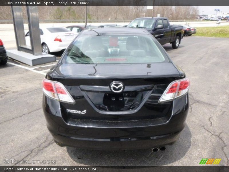 Ebony Black / Black 2009 Mazda MAZDA6 i Sport