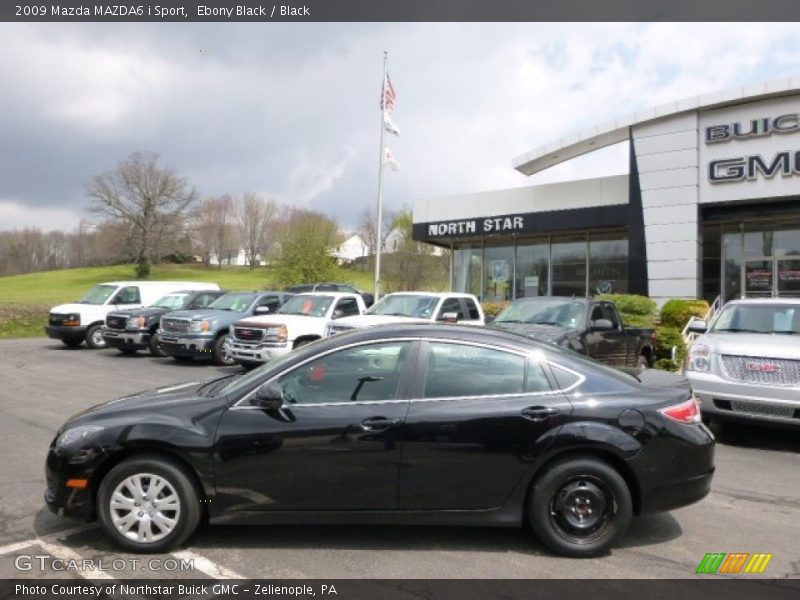 Ebony Black / Black 2009 Mazda MAZDA6 i Sport