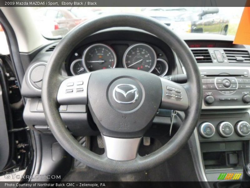 Ebony Black / Black 2009 Mazda MAZDA6 i Sport