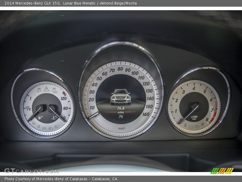 Lunar Blue Metallic / Almond Beige/Mocha 2014 Mercedes-Benz GLK 350