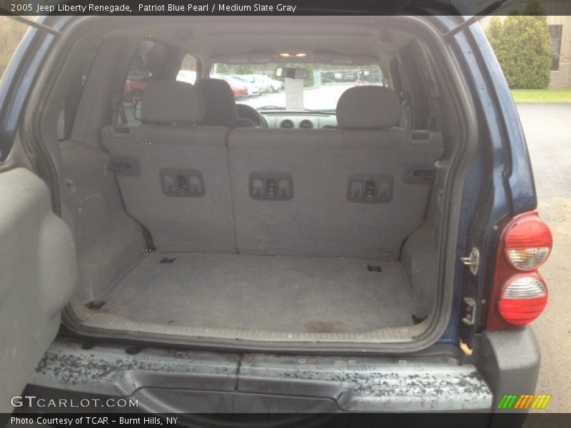 Patriot Blue Pearl / Medium Slate Gray 2005 Jeep Liberty Renegade