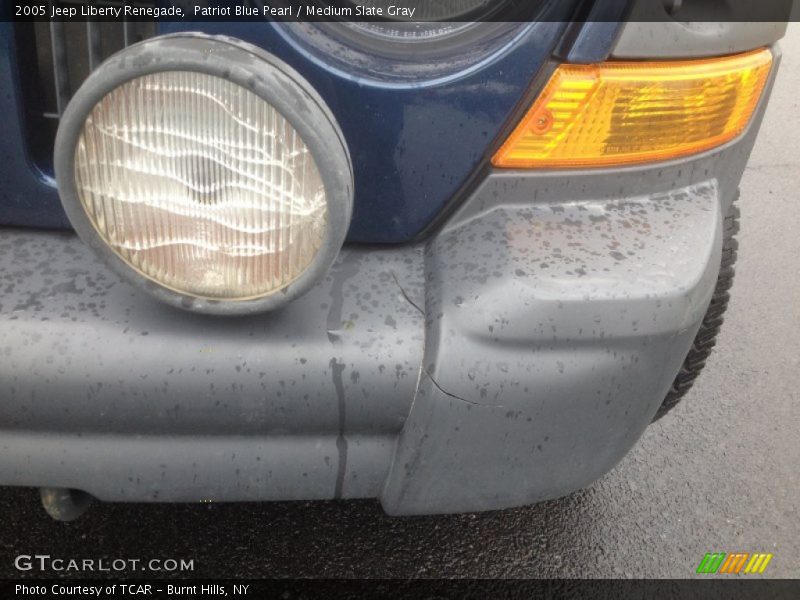 Patriot Blue Pearl / Medium Slate Gray 2005 Jeep Liberty Renegade