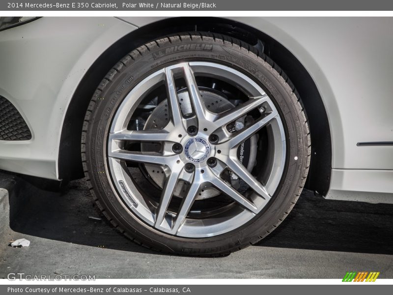 Polar White / Natural Beige/Black 2014 Mercedes-Benz E 350 Cabriolet