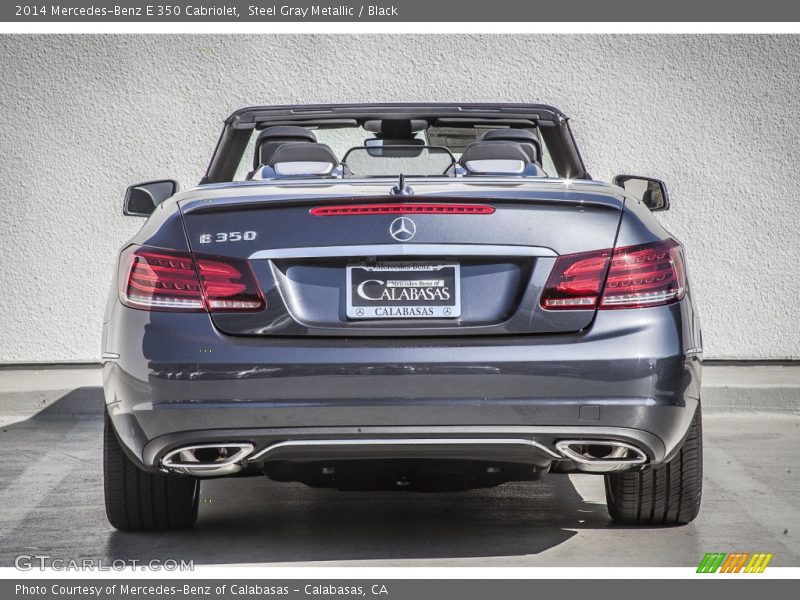 Steel Gray Metallic / Black 2014 Mercedes-Benz E 350 Cabriolet