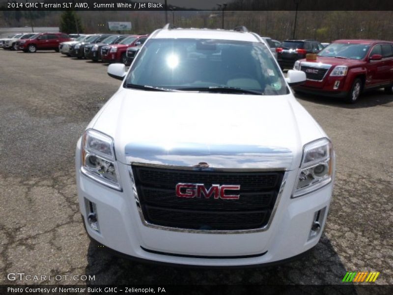 Summit White / Jet Black 2014 GMC Terrain SLT AWD