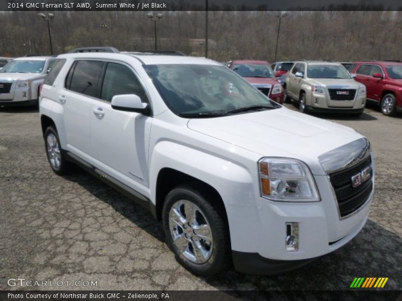 Summit White / Jet Black 2014 GMC Terrain SLT AWD