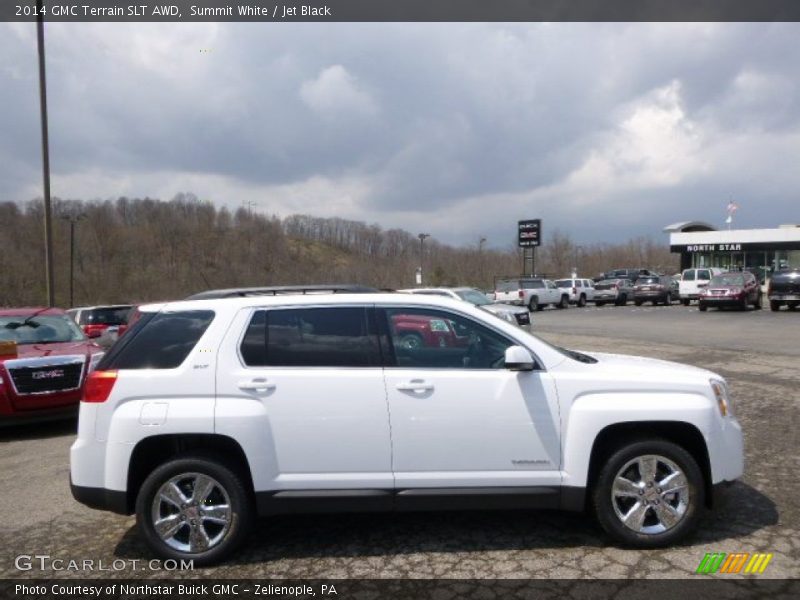 Summit White / Jet Black 2014 GMC Terrain SLT AWD