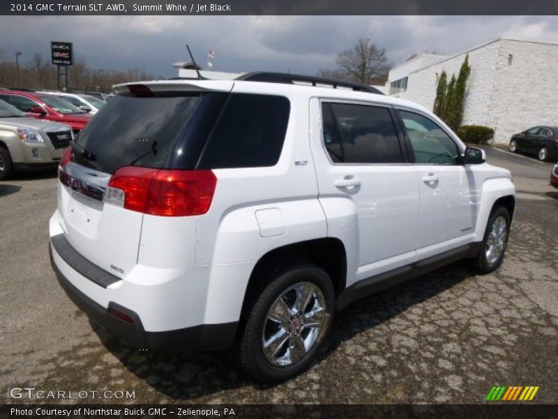 Summit White / Jet Black 2014 GMC Terrain SLT AWD