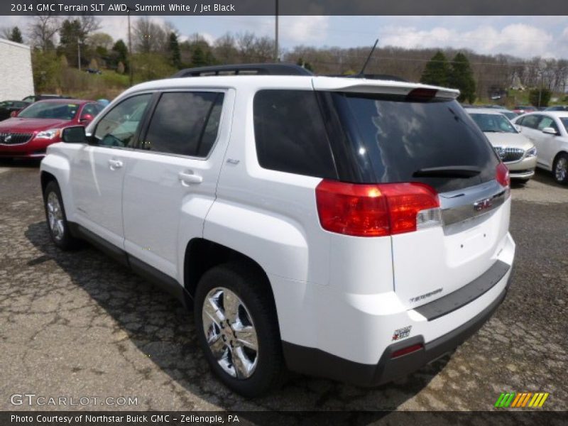 Summit White / Jet Black 2014 GMC Terrain SLT AWD