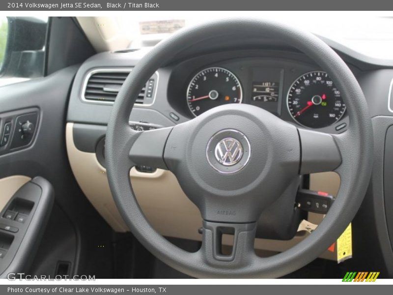 Black / Titan Black 2014 Volkswagen Jetta SE Sedan