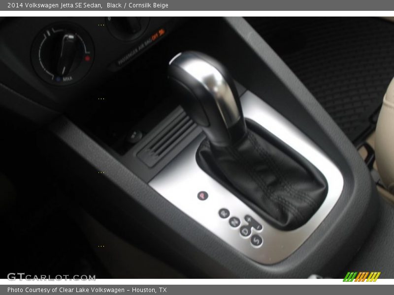 Black / Cornsilk Beige 2014 Volkswagen Jetta SE Sedan