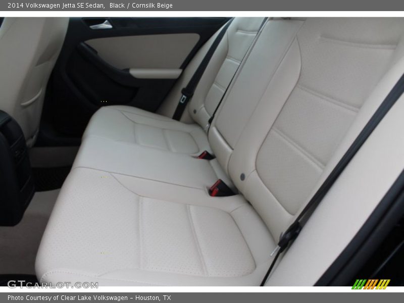 Black / Cornsilk Beige 2014 Volkswagen Jetta SE Sedan