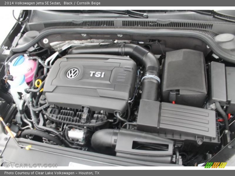 Black / Cornsilk Beige 2014 Volkswagen Jetta SE Sedan