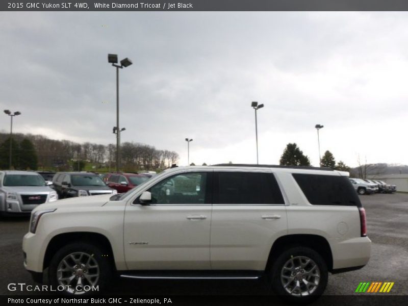 White Diamond Tricoat / Jet Black 2015 GMC Yukon SLT 4WD