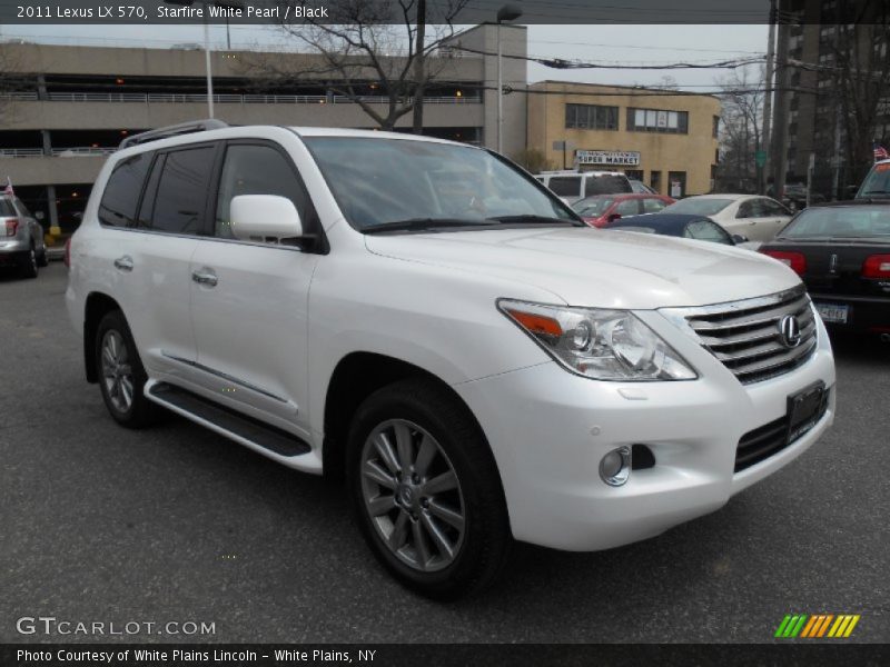 Starfire White Pearl / Black 2011 Lexus LX 570