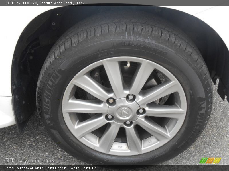 Starfire White Pearl / Black 2011 Lexus LX 570