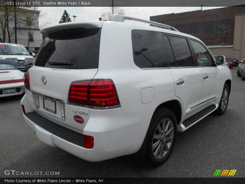 Starfire White Pearl / Black 2011 Lexus LX 570