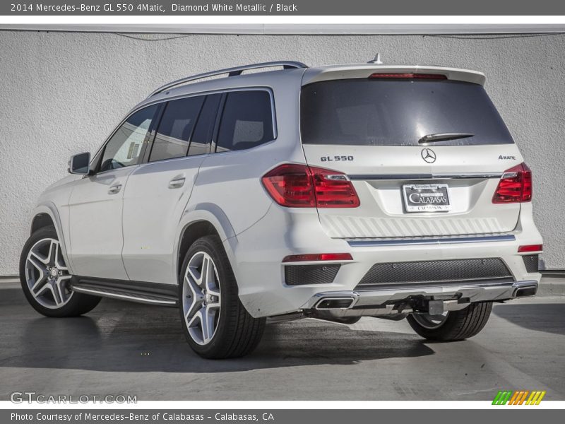 Diamond White Metallic / Black 2014 Mercedes-Benz GL 550 4Matic