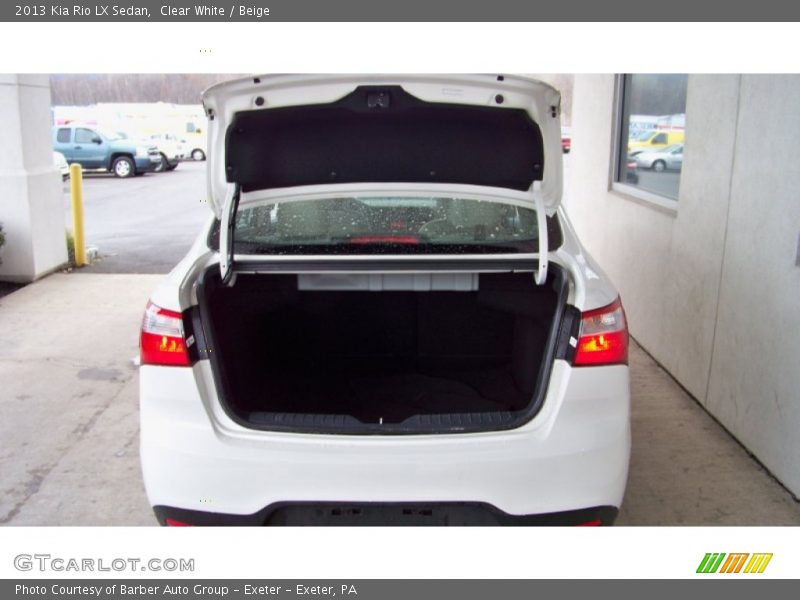 Clear White / Beige 2013 Kia Rio LX Sedan