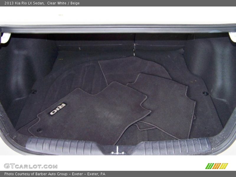 Clear White / Beige 2013 Kia Rio LX Sedan