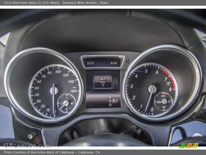 Diamond White Metallic / Black 2014 Mercedes-Benz GL 550 4Matic