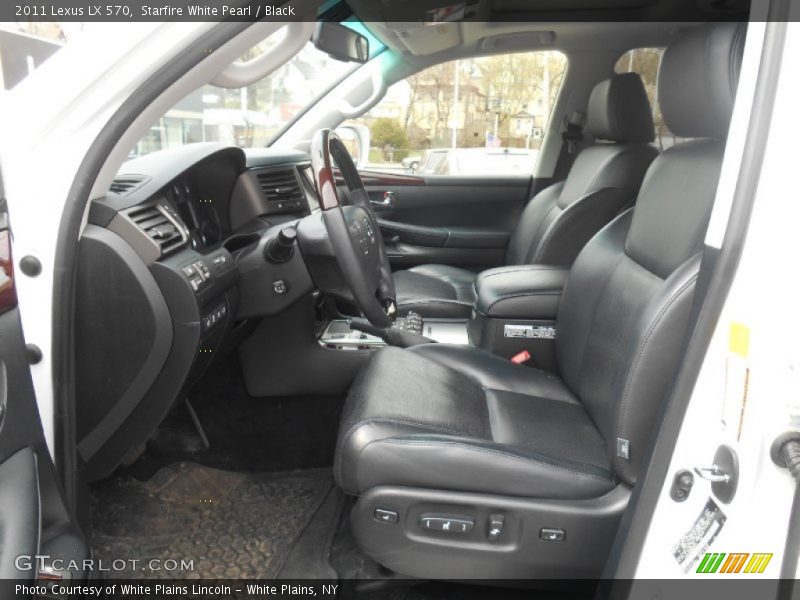 Starfire White Pearl / Black 2011 Lexus LX 570