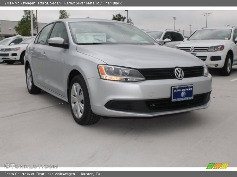 Reflex Silver Metallic / Titan Black 2014 Volkswagen Jetta SE Sedan