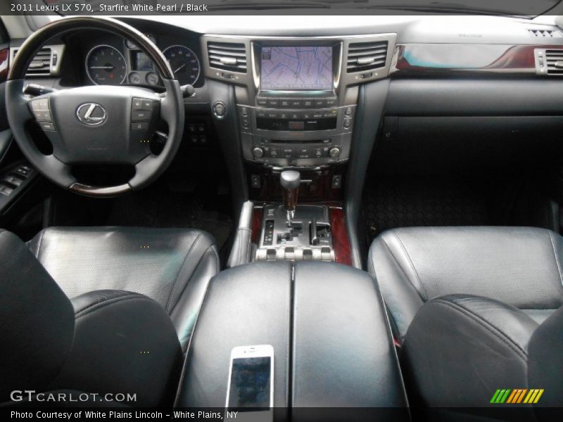 Starfire White Pearl / Black 2011 Lexus LX 570