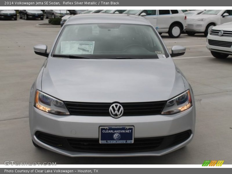 Reflex Silver Metallic / Titan Black 2014 Volkswagen Jetta SE Sedan