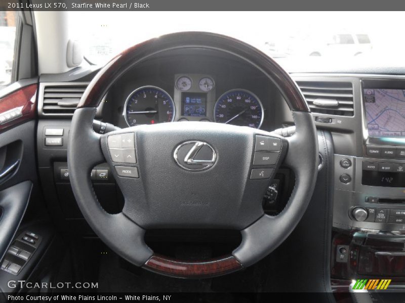 Starfire White Pearl / Black 2011 Lexus LX 570