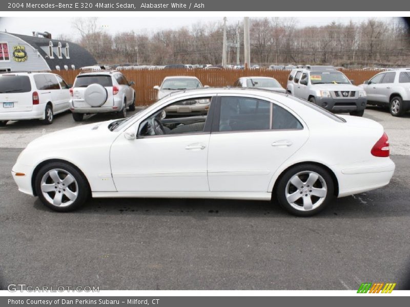 Alabaster White / Ash 2004 Mercedes-Benz E 320 4Matic Sedan