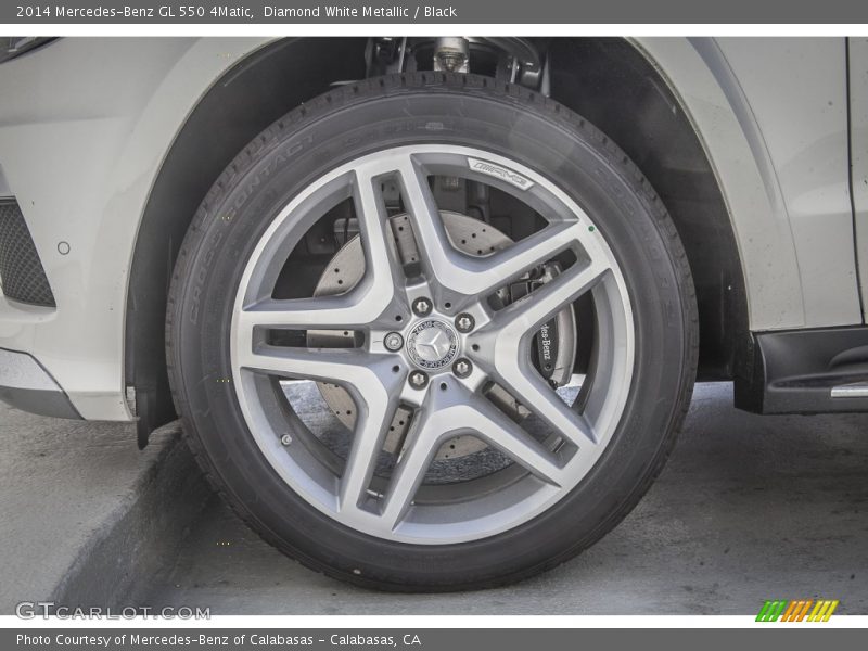 Diamond White Metallic / Black 2014 Mercedes-Benz GL 550 4Matic