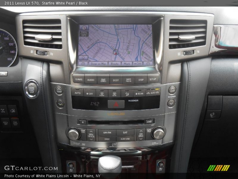 Starfire White Pearl / Black 2011 Lexus LX 570