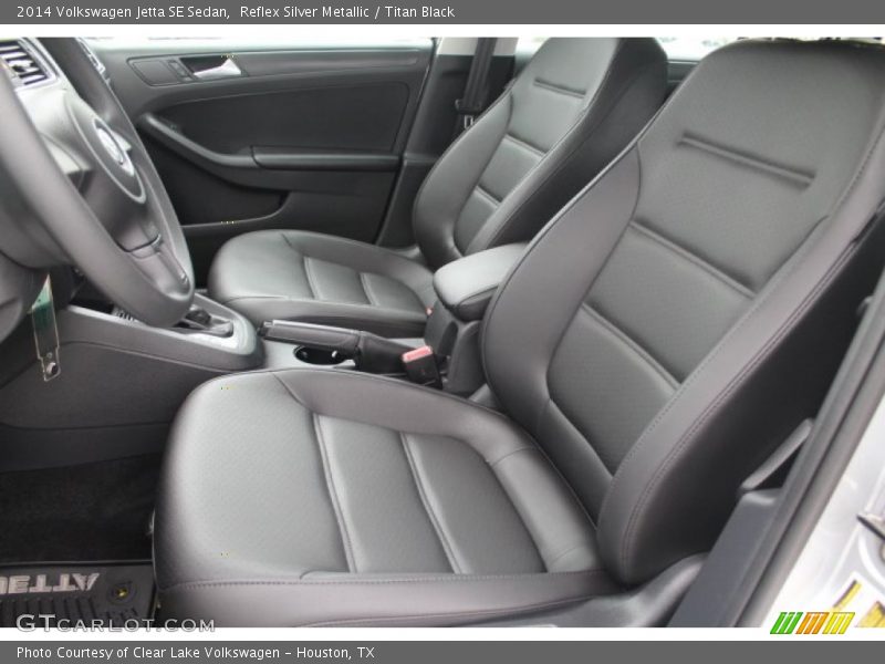 Reflex Silver Metallic / Titan Black 2014 Volkswagen Jetta SE Sedan