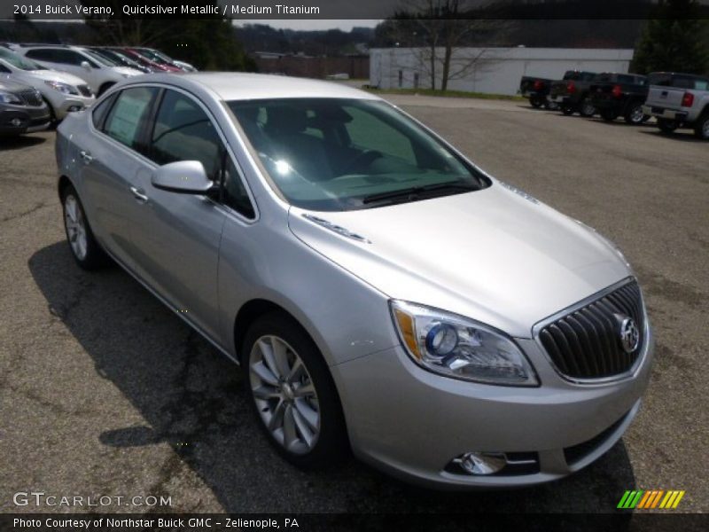 Quicksilver Metallic / Medium Titanium 2014 Buick Verano