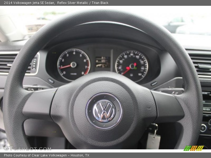 Reflex Silver Metallic / Titan Black 2014 Volkswagen Jetta SE Sedan