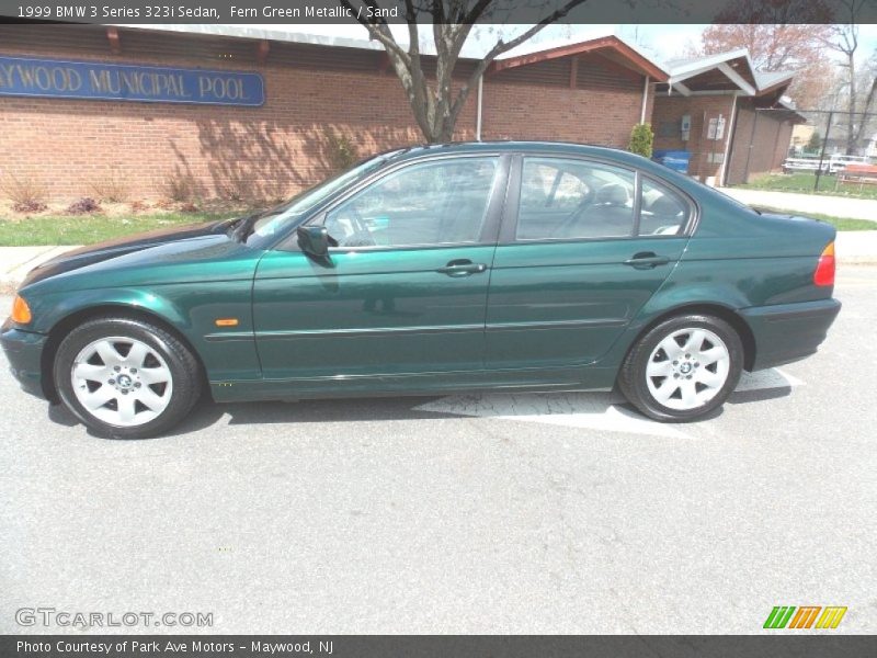 Fern Green Metallic / Sand 1999 BMW 3 Series 323i Sedan