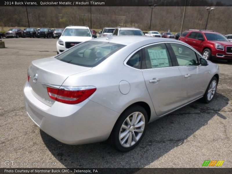 Quicksilver Metallic / Medium Titanium 2014 Buick Verano