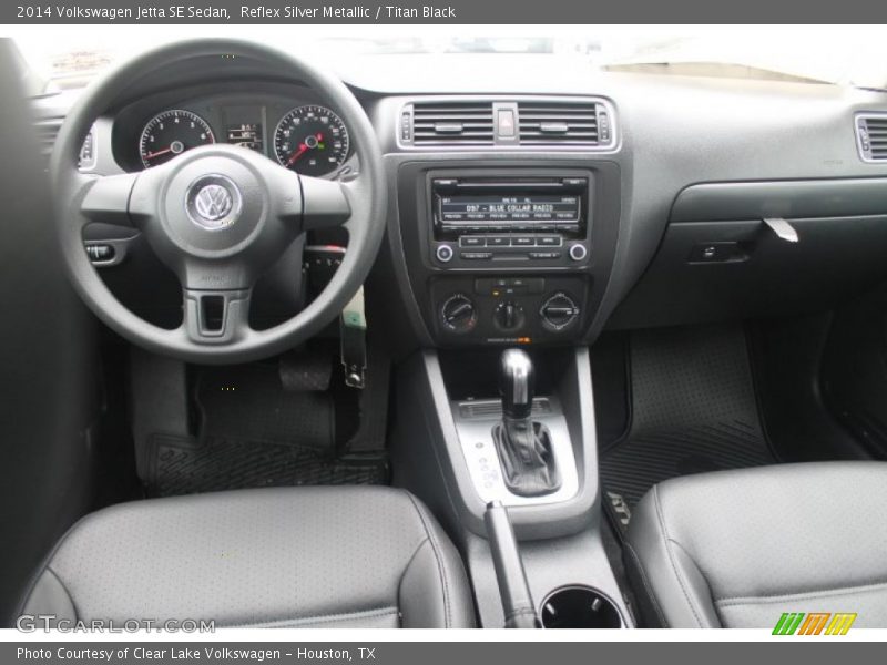 Reflex Silver Metallic / Titan Black 2014 Volkswagen Jetta SE Sedan