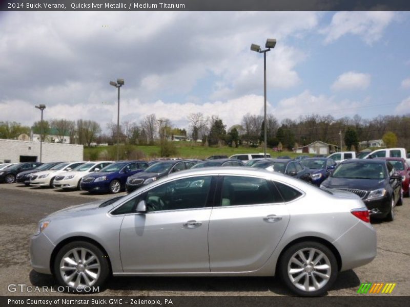 Quicksilver Metallic / Medium Titanium 2014 Buick Verano