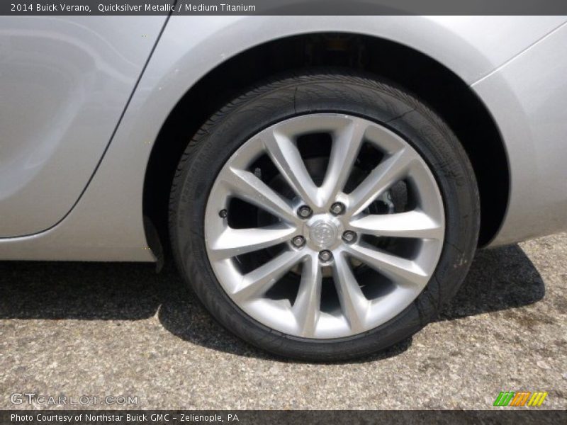 Quicksilver Metallic / Medium Titanium 2014 Buick Verano