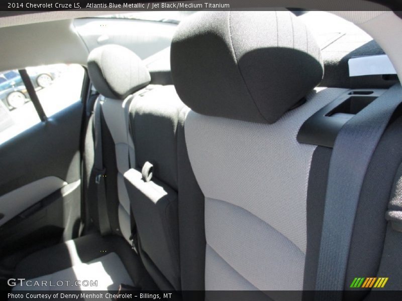 Atlantis Blue Metallic / Jet Black/Medium Titanium 2014 Chevrolet Cruze LS