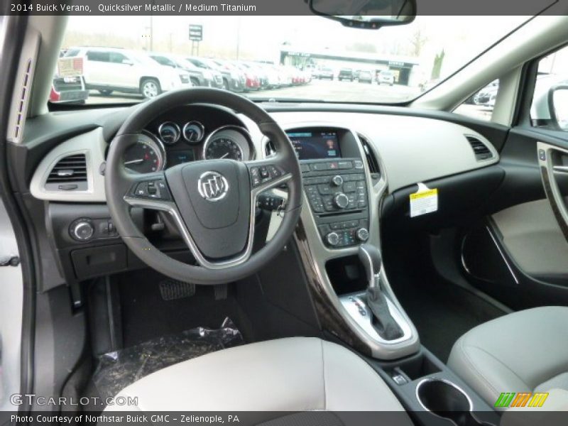 Quicksilver Metallic / Medium Titanium 2014 Buick Verano