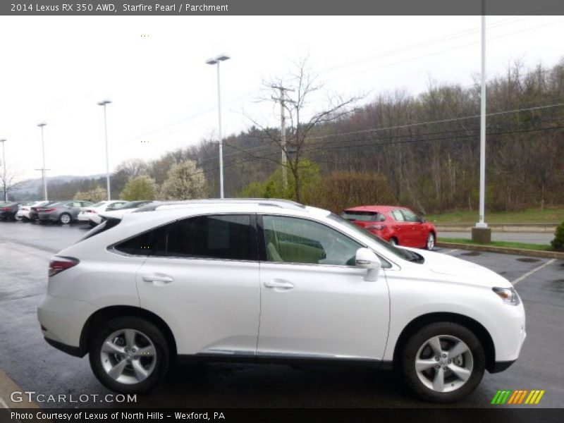 Starfire Pearl / Parchment 2014 Lexus RX 350 AWD