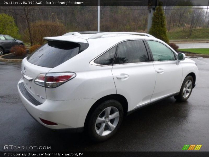 Starfire Pearl / Parchment 2014 Lexus RX 350 AWD