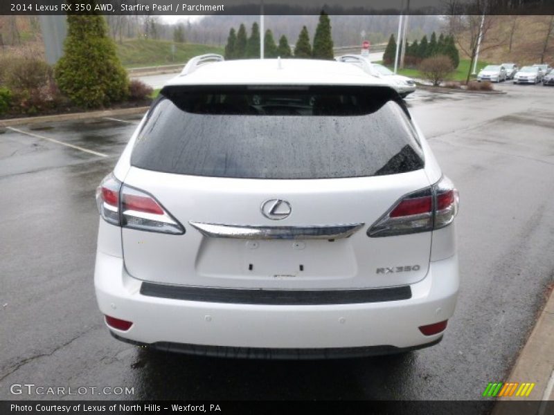 Starfire Pearl / Parchment 2014 Lexus RX 350 AWD