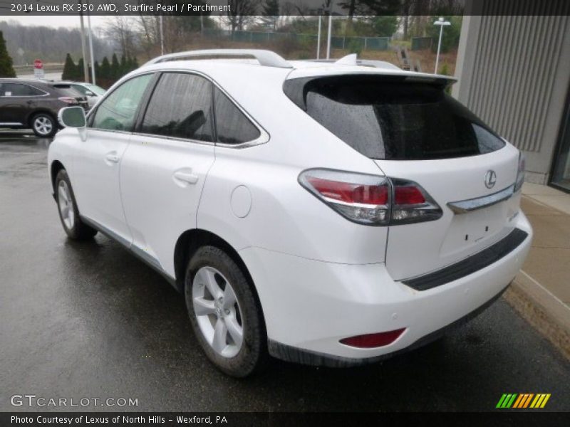 Starfire Pearl / Parchment 2014 Lexus RX 350 AWD