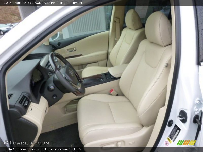 Starfire Pearl / Parchment 2014 Lexus RX 350 AWD