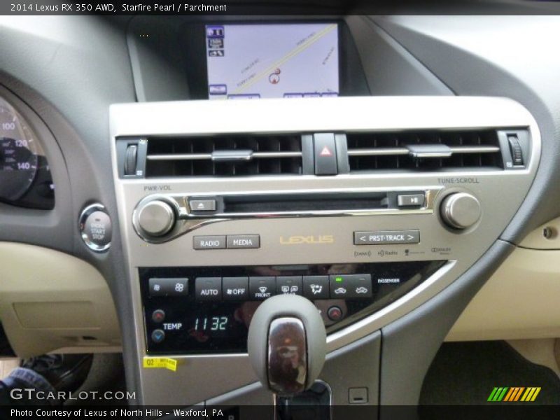 Starfire Pearl / Parchment 2014 Lexus RX 350 AWD