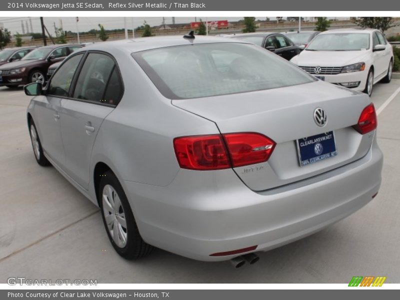 Reflex Silver Metallic / Titan Black 2014 Volkswagen Jetta SE Sedan